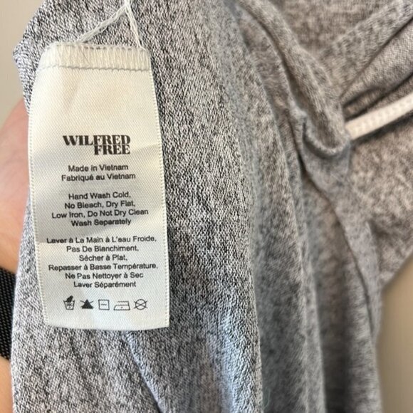 Aritzia Wilfred Free Ornella Long Gray Top size M - Picture 6 of 9